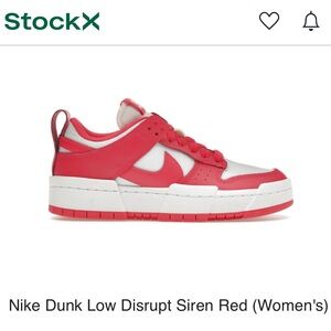 Nike Dunk Low Disrupt Siren Red